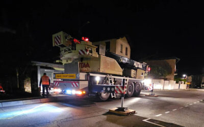 Notre grue a pris son envol