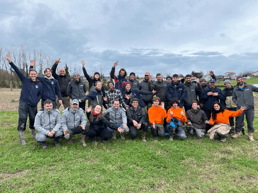 Nous avons planté plus de 500 arbres